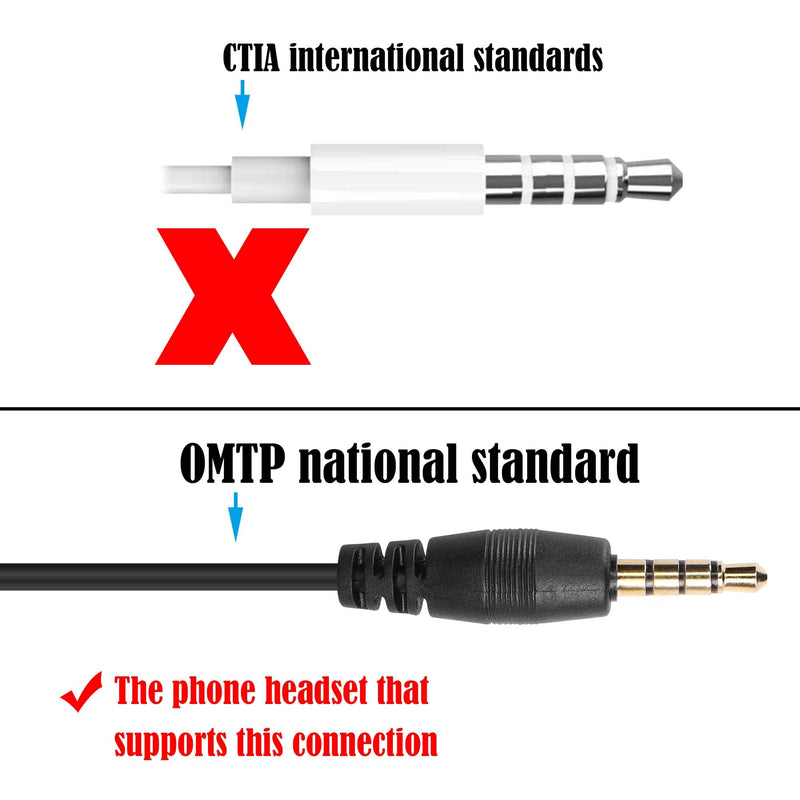 [Australia - AusPower] - GINTOOYUN 2 Pcs RJ9 to 3.5mm Audio Jack Cisco Telephone Cable RJ9 4P4C to 3.5mm Audio Male Plug Fixed Cisco Telephone Cable for Fixing Telephone Sets,Earphones,etc(32.6Inch) 