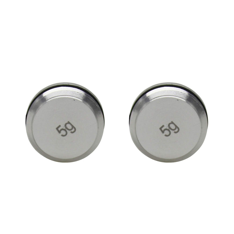 [Australia - AusPower] - HISTAR 2Pcs Golf Putter Weights 5/10/15/20/25/30/35g Compatible with Odyssey Stroke Lab Series Putter Head (Black) 5.0 Grams 