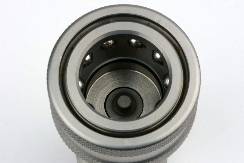 [Australia - AusPower] - TEMCo 1/2" Female NPT Thread 1/2" Body Pair Hydraulic Coupler ISO 7241B Poppet ValveQuick Connect for Tractors and Ag Equipment Fits Pioneer Parker Format - HF0072 (HF0070 + HF0071) 