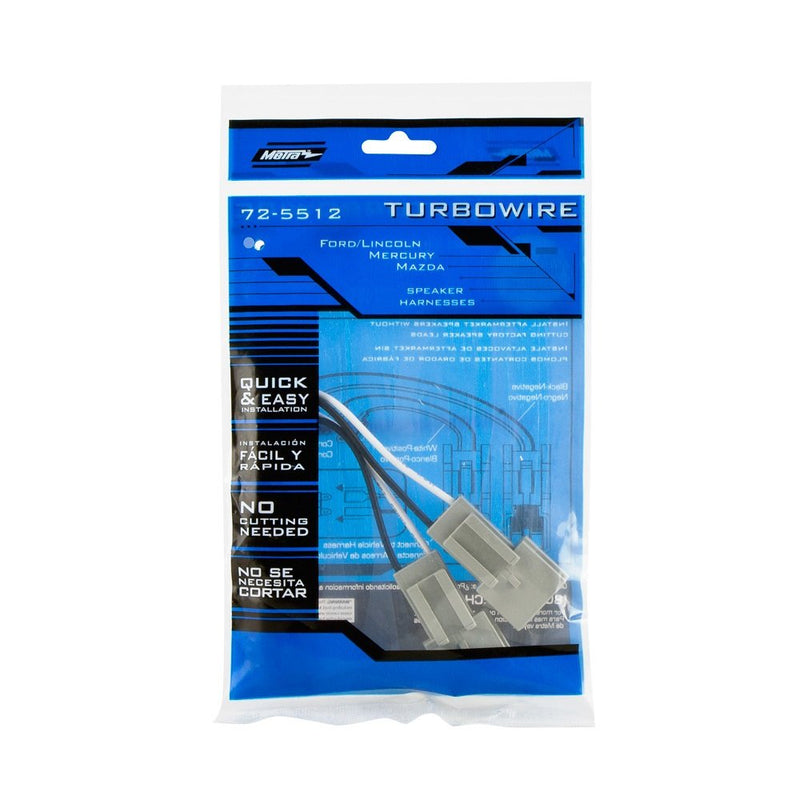 [Australia - AusPower] - Metra 72-5512 Speaker Harness for Select 1989-Up Ford Vehicles Standard Packaging 