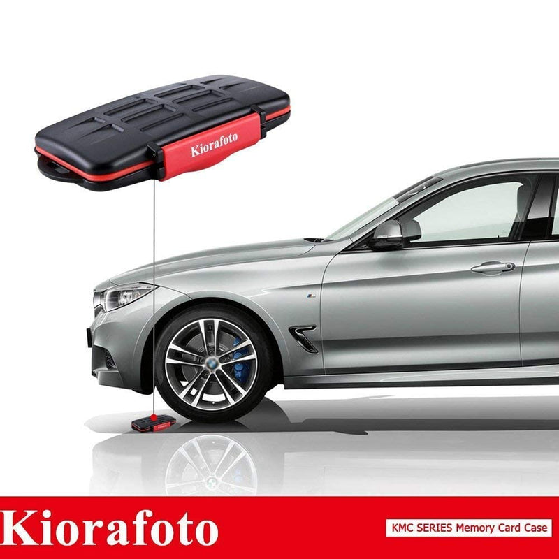 [Australia - AusPower] - Kiorafoto Memory Card Case Holder Tough & Slim Bundle : Tough Case for 12 SD + 12 MicroSD TF , Slim Holder for 2 SD + 4 MicroSD TF 