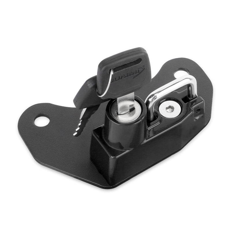 [Australia - AusPower] - Motorcycle Helmet Lock Anti-Theft Helmet Security Lock with Keys for Indian Scout/Sixty 2015-2018-Black Standard Lock Black 