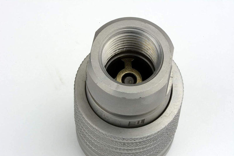 [Australia - AusPower] - TEMCo 1/2" Female NPT Thread 1/2" Body Pair Hydraulic Coupler ISO 5675 Poppet Valve Quick Connect for Tractors and Ag Equipment Fits Pioneer Parker Format - HF0054 (HF0052 + HF0053) 