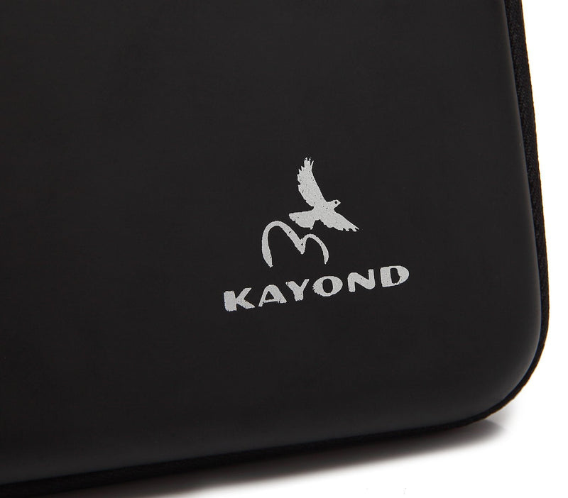 [Australia - AusPower] - KAYOND® Portable Hard Carrying Travel Storage Case for External USB, DVD, CD, Blu-ray Rewriter / Writer and Optical Drives (Black) Black 