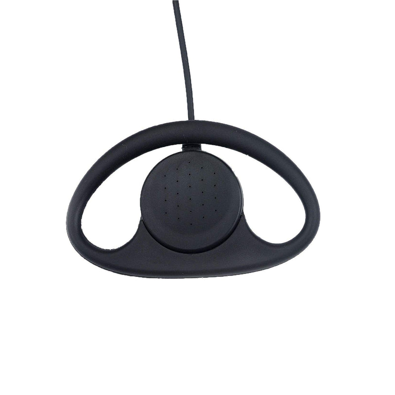 [Australia - AusPower] - Yolipar Single-Wire Earpiece Surveillance Kit Compatible with Retevis, BaoFeng, BTECH, Kenwood, Arcshell AR-5 Walkie Talkie with PTT Mic D-Shaped Clip-Ear Headset(2 PCS) 