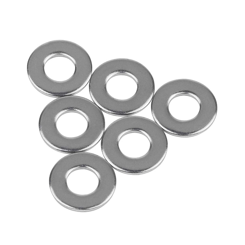 [Australia - AusPower] - Favordrory 1/4 Inch Stainless Flat Washer, 5/8 Inch Outside Diameter, 304 Stainless Steel, 100 Pieces 1/4" 