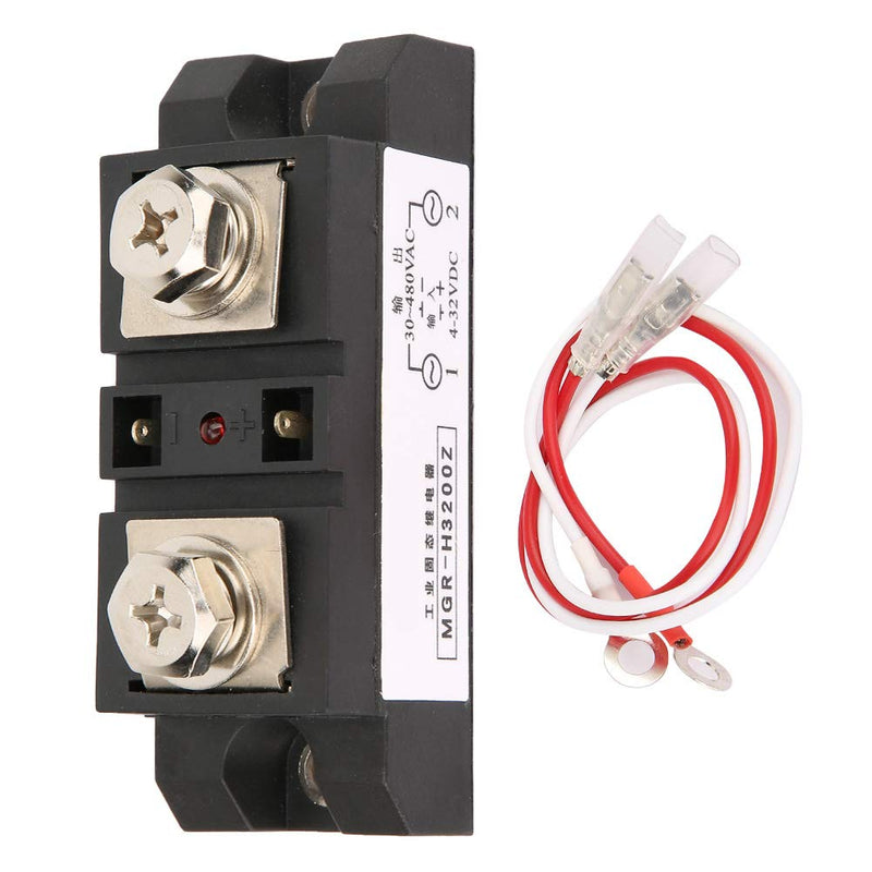 [Australia - AusPower] - 200A Industrial Solid State Relay SSR Load 30-480VAC Solid State Relay Anti-Vibration for Petrochemical Equipment 