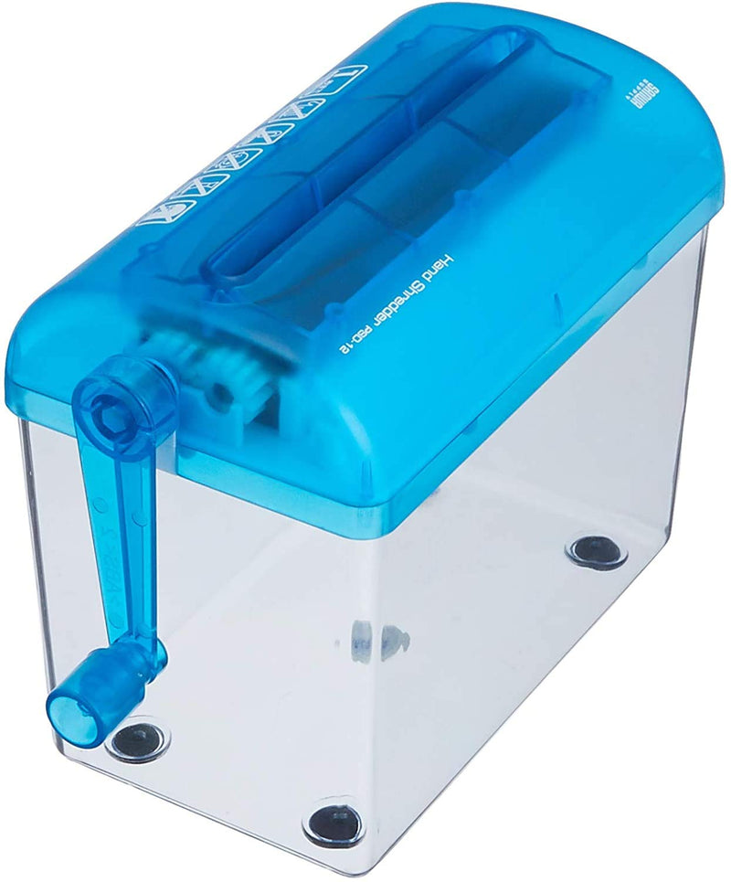 [Australia - AusPower] - (One Piece of Correspondence Folded A4 Portrait, Straight Cut, Capacity 1.5L, Cut Number) SANWA Supply Hand Shredder PSD-12 (Japan Import) by Sanwa 