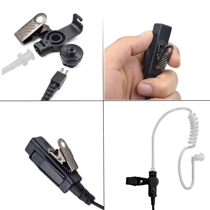 [Australia - AusPower] - XPR3300e Earpiece for Motorola Radio XPR3500 XPR3500e XPR3000 XPR3300 with Mic PTT XPR 3300 3500 3300e 3500e Walkie Talkie Headset Security Acoustic Tube Surveillance Headphone-LeiMaxTe 