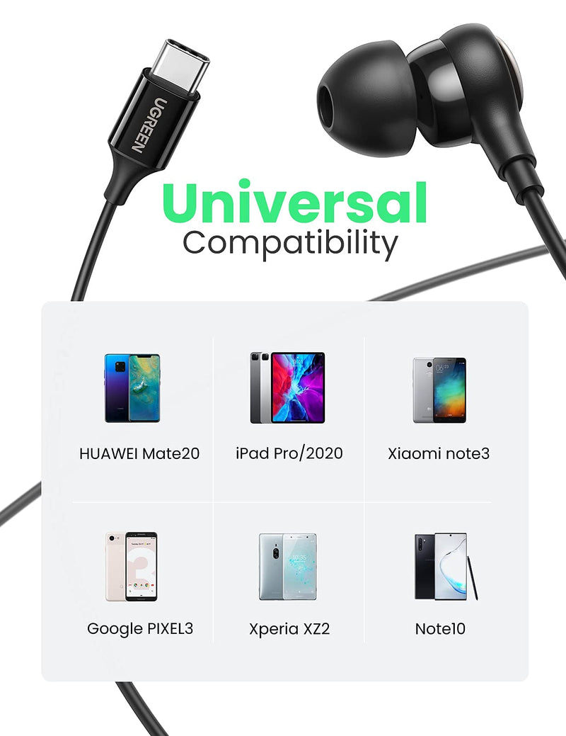 [Australia - AusPower] - UGREEN Bundle USB C to USB A Adapter and USB C Wired Headphones 