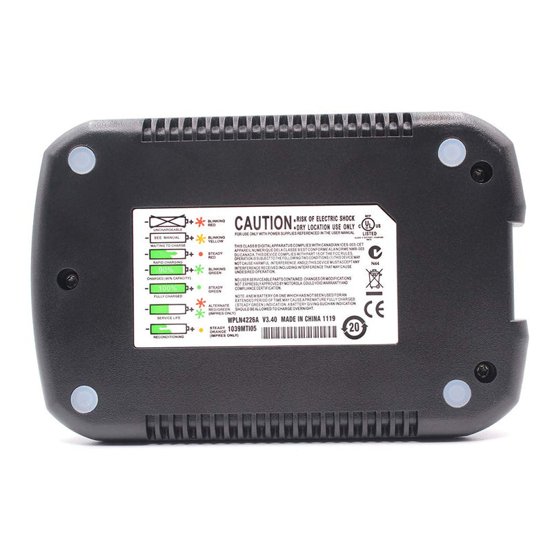 [Australia - AusPower] - WPLN4232 NO-IMPRES Single Unit Charger Compatible for Motorola XPR7550 XPR6550 XPR6350 XPR3500 XPR3300e XPR7350e XPR7550e XPR7580e APX4000 APX1000 XiR P8268 Radio WPLN4226 WPLN4226A 