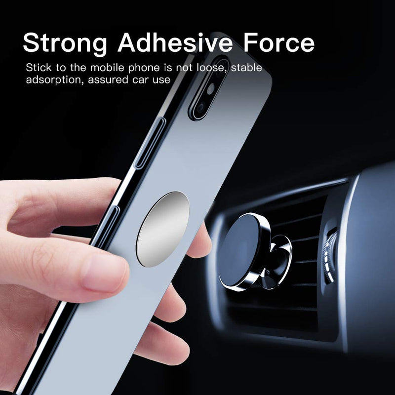 [Australia - AusPower] - SALEX Replacement Metal Plates Set for Magnetic Car Phone Holders, Wall, Air Vent Mounts, Cases, Magnets. Kit of 16 Silver Rectangular Iron Discs Without Holes. 3M Adhesive Backing. Disks 16 Pack Rectangular / 16 Pack 