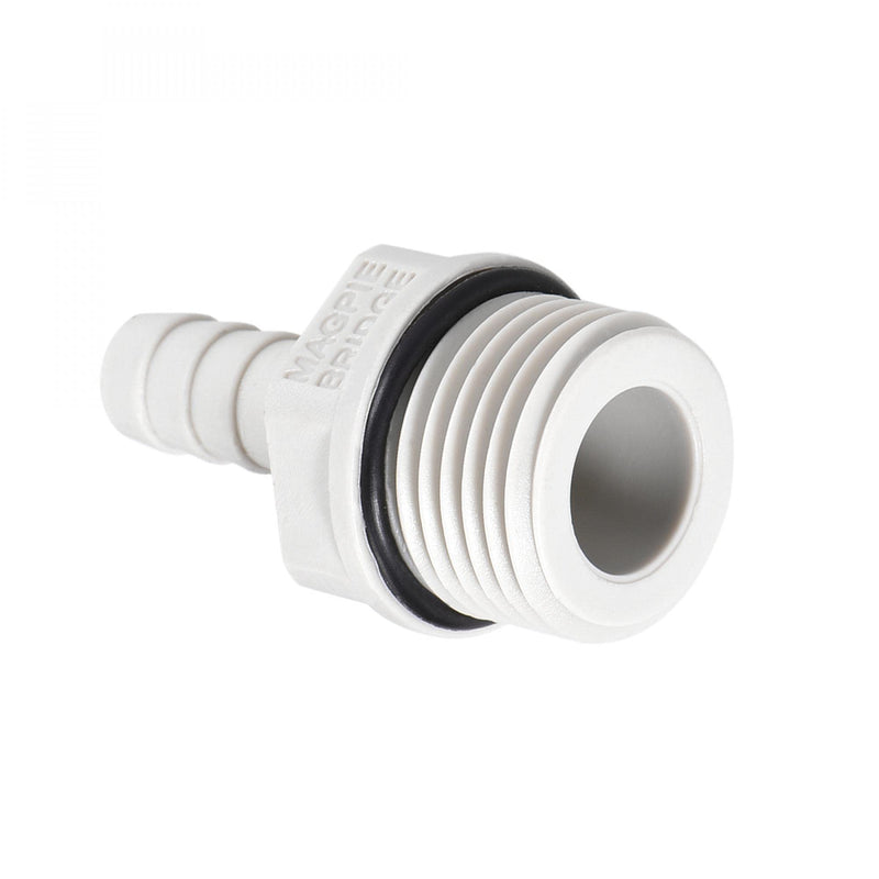 [Australia - AusPower] - uxcell PVC Barb Hose Fitting Connector Adapter 8mm or 5/16" Barbed x G1/2 Male Pipe 6pcs 