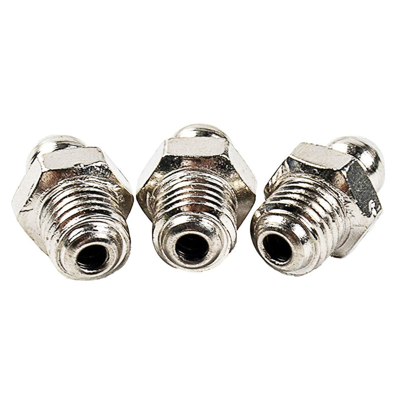 [Australia - AusPower] - COMOK 25pce M6 Straight Brass Zerk Grease Nipple Fittings 