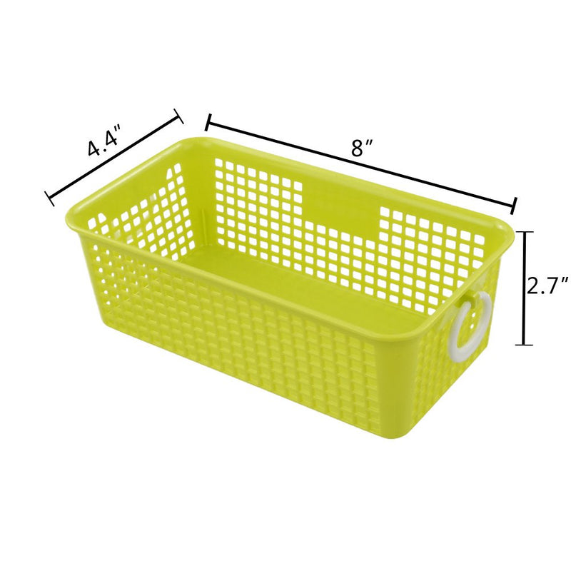 [Australia - AusPower] - Kekow Plastic Countertop Storage Baskets Organizer, Pack of 6 