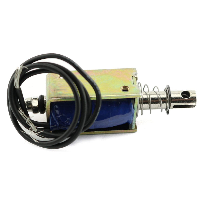 [Australia - AusPower] - RuiLing 1PC JF-0730B 12V 1A 5N Push Pull Type Open Frame Solenoid Electromagnet 