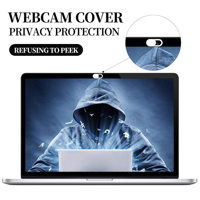 [Australia - AusPower] - Laptop Camera Cover Slide (3 Pack) Webcam Cover Slider Stickers for Computer, MacBook Pro/Air, iPhone, Tablets, PC, iPad, iMac, Cell Phone, Echo Show, Privacy Blocker Sliding Shield,Anti-Spy (White) White 