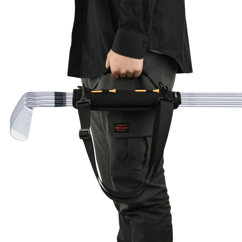 [Australia - AusPower] - Cosmos Portable Golf Club Bag Lightweight Travel Carrier Bag Ideal for Golf Course Driving Range Golf Gift Accessories for Men 