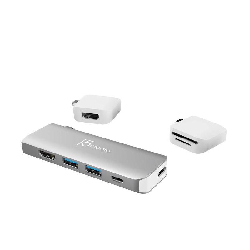 [Australia - AusPower] - j5create Ultradrive Type-C Dual-Display Modular Dock 