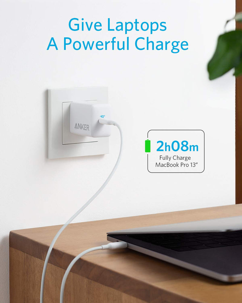 [Australia - AusPower] - USB C Charger, Anker 65W PIQ 3.0 PPS Compact Fast Charger Adapter, PowerPort III Pod Lite, for MacBook Pro/Air, Galaxy S20/S10, Dell XPS 13,Note 10+/10, iPhone 11/Pro, iPad Pro, Pixel, and More 
