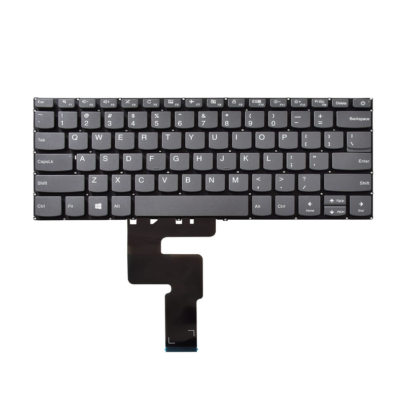 [Australia - AusPower] - SUNMALL Replacement Keyboard Compatible with Lenovo Ideapad 120S-14IAP 130S-14IGM 320-14ISK 320S-14IKB 320S-14KBR 320S-15IKB 330-14IGM 520S-14IKB S130-14IGM S145-14IWL Grey US Layout 