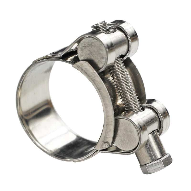 [Australia - AusPower] - AKIHISA 4 Pack 40-43mm ID Range T-Bolt Hose Clamp,304 Stainless Steel Heavy Duty Tube Clamp 1.57 to 1.69 Inch 40-43mm 4pack 