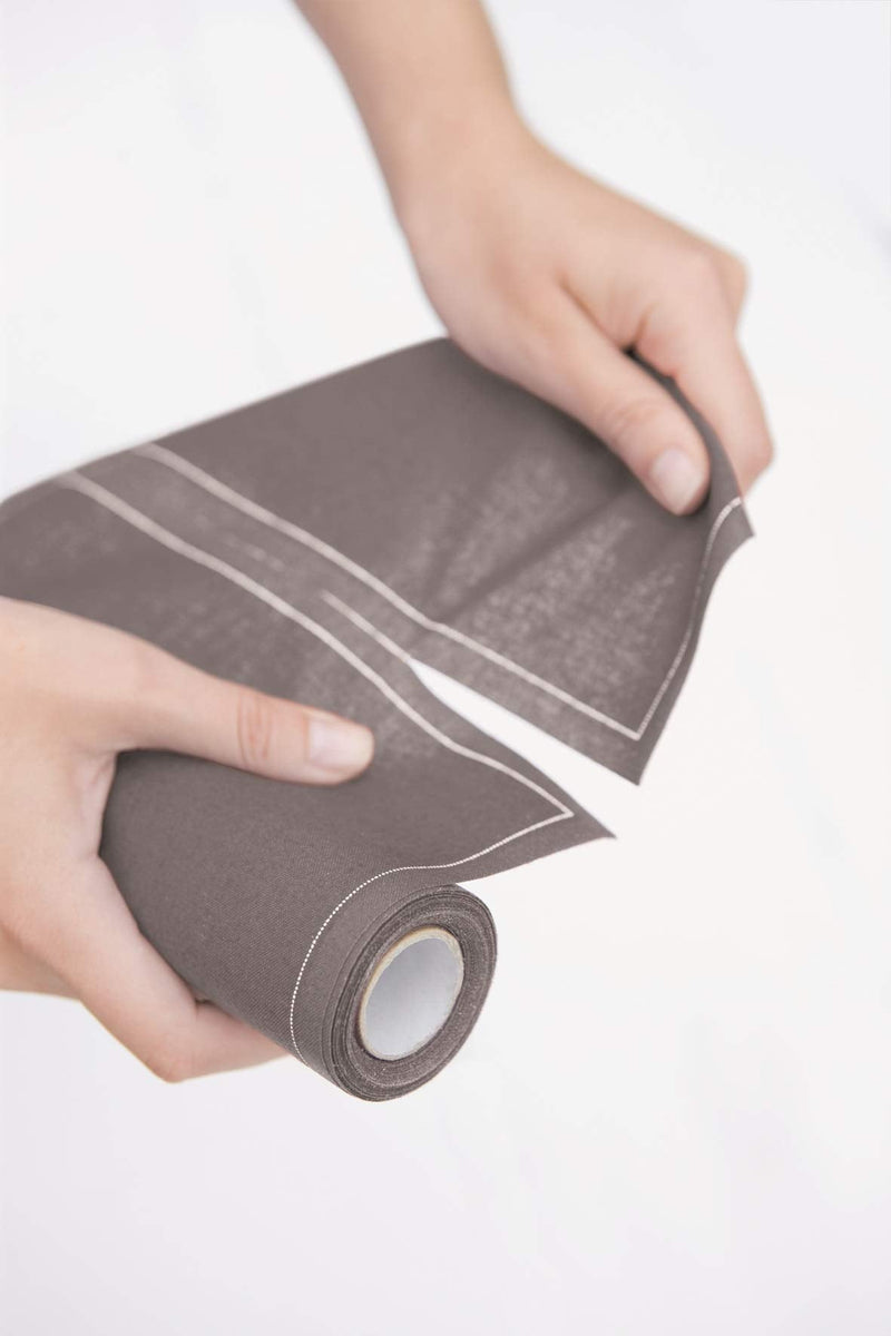 [Australia - AusPower] - MY DRAP Cocktail Napkin, Washable And Reusable Cloth Napkins 4.5x4.5 IN (100 Napkins, Grey) 