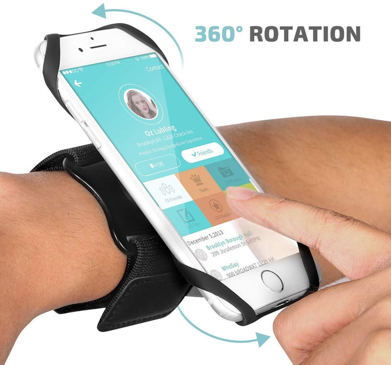 [Australia - AusPower] - 360°Rotatable Sport Running Cycling Forearm Armband Wrist Band Cell Phone Holder Case for Samsung Galaxy S20 FE, S20 Plus, Note 20 Ultra, A71 A51, S20, Note 20, Note 10 Plus, S10 Plus, S10 S10e S10 S9 