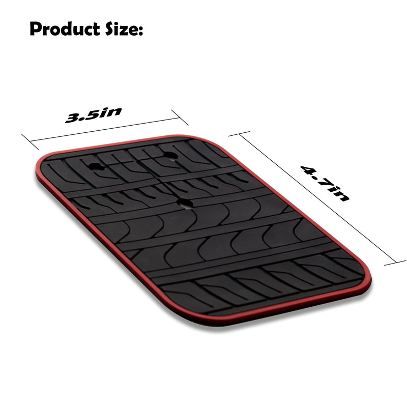 [Australia - AusPower] - Car Scratch Protector for Trunk Bike Rack, Anti-Scratch Anti-Collision Non-Slip Silicone Pads, Car Paint Protective Pads Car Tire Pattern Non-Slip, Bike Car Rack Accessories(8 Pack) 