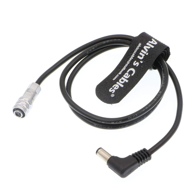 [Australia - AusPower] - Alvin's Cables Power Cable for BMPCC 4K Blackmagic Pocket Cinema Camera 4K DC to 2 Pin 60cm|24inches Right Angle DC 