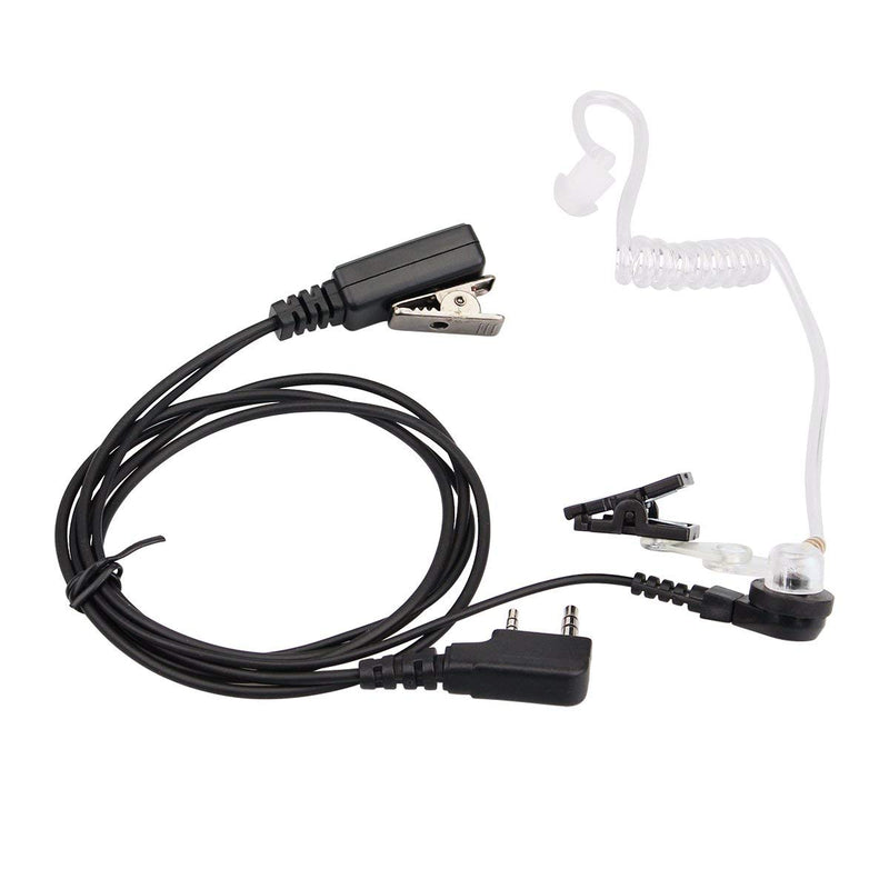 [Australia - AusPower] - Retevis EAK003 Acoustic Tube Earpiece for Walkie Talkie, Compatible with Retevis RT22 RT21 H-777 RT68 RT22S H777S RT27 pxton Arcshell eSynic Two Way Radios, 2 Way Radio Earpiece with Mic(5 Pack) 