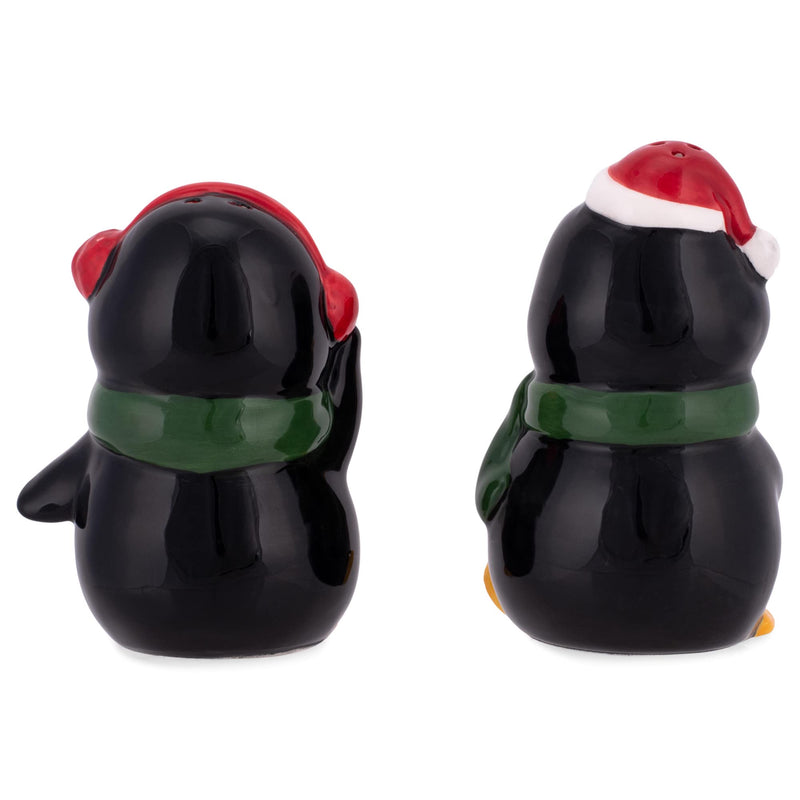 [Australia - AusPower] - Transpac Y9948 Happy Penguin Salt and Pepper, Set of 2, 4.75-inch Length, Dolomite 