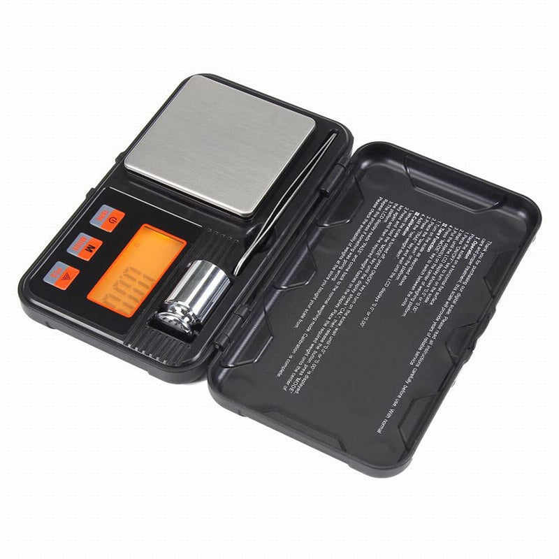 [Australia - AusPower] - BOLDWAY High Precision 200g x 0.01g Mini Portable Digital LCD Display Electronic Scale for Jewelry Medicine Food Powder Weed 