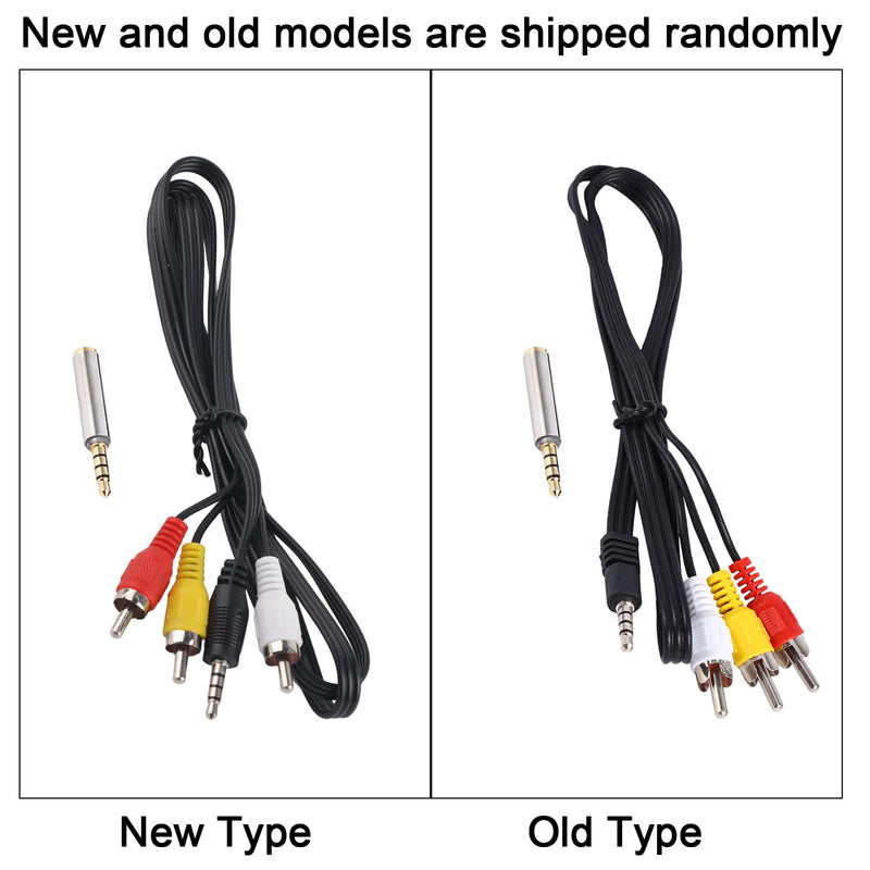 [Australia - AusPower] - Bewinner AV Video Wire for Raspberry Pi 2 Model B+,Supports 1 to 3 Outputs and Can Connect Both Audio and Video,New Plug and Play Raspberry Pi AV Cable 