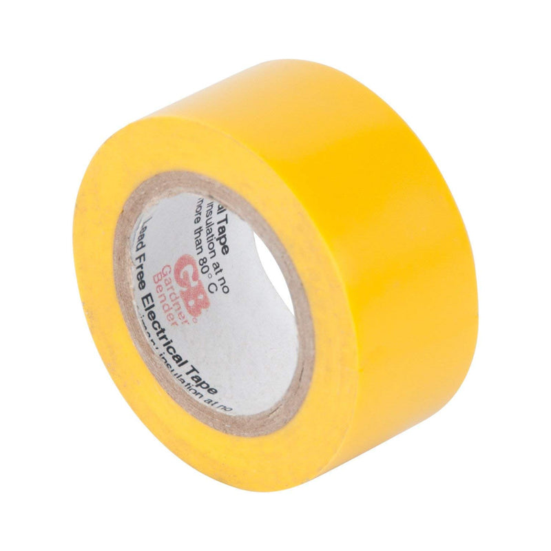 [Australia - AusPower] - Gardner Bender GTPC-550 Electrical Tape, ½ in x 20 ft., Durable, Easy-Wrap, Flame Retardant, 5 Pk, Red, White, Blue, Green, Yellow 