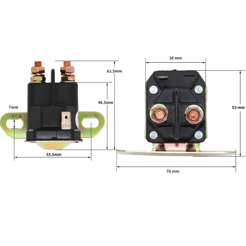 [Australia - AusPower] - YIXIN 12V Solenoid Relay Switch 3 Terminal Fit for MTD Ward Yard Man 725-1426 925-1426 725-0771 925-0771 