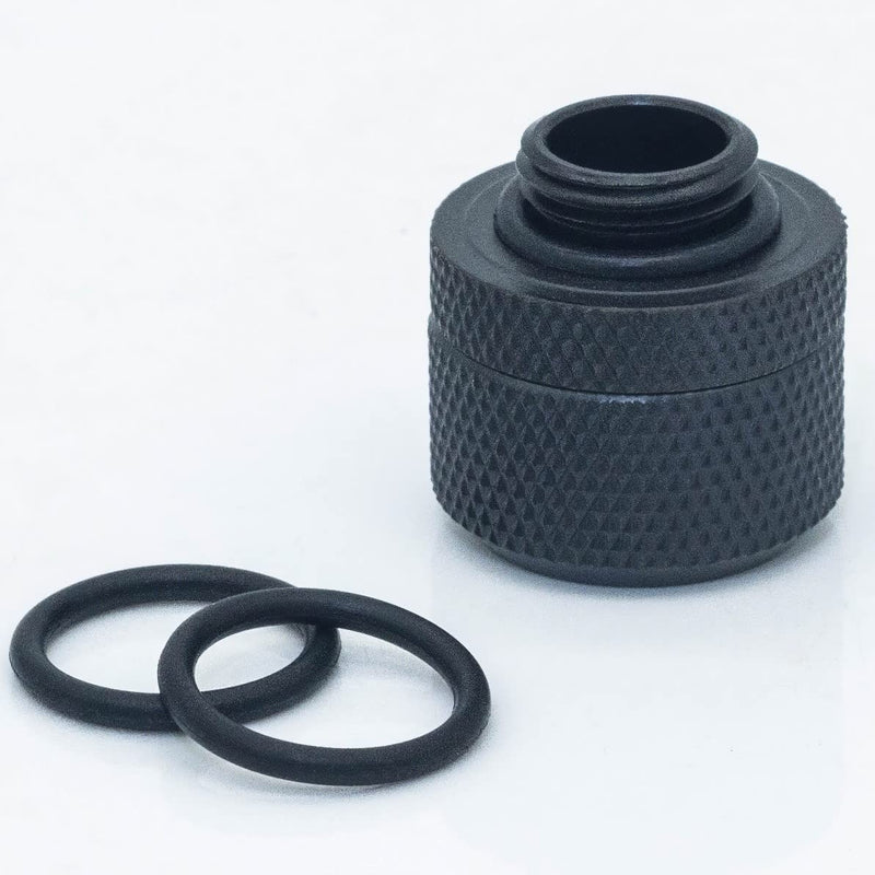 [Australia - AusPower] - Dracaena 6 pack G1/4" thread to 14mm outer diameter, Hard Tubing Compression Fitting with high body design for Computer water cooling system , Black 