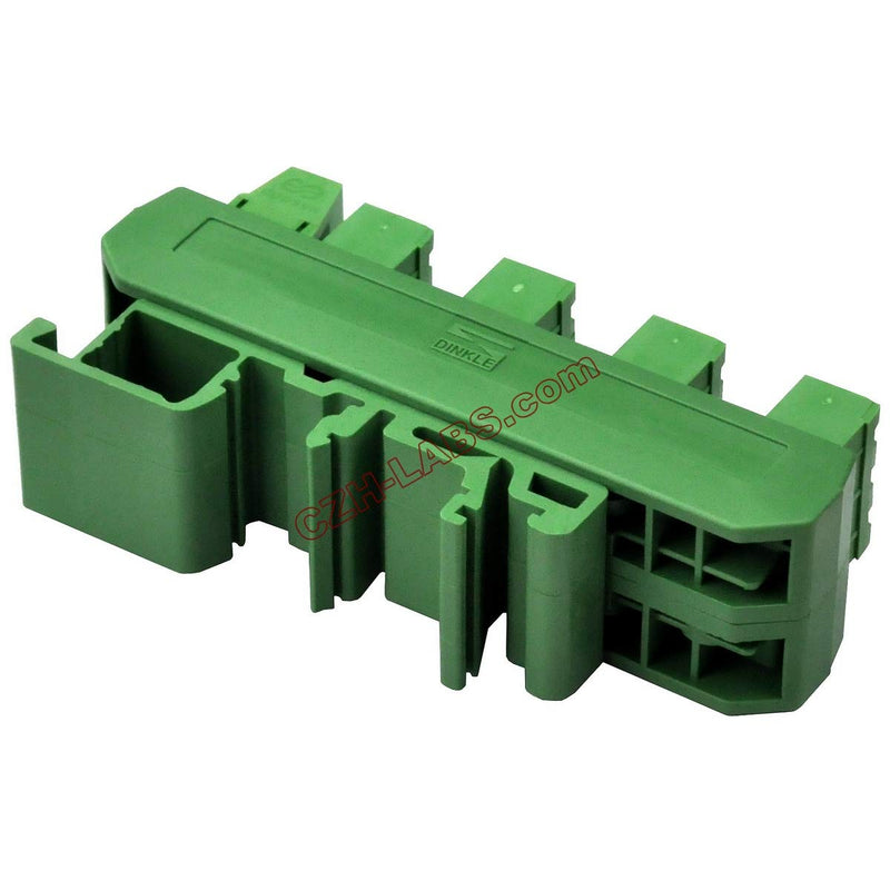 [Australia - AusPower] - Electronics-Salon Slim DIN Rail Mount 10A/300V 5x3 Position Pluggable Screw Terminal Block Distribution Module. 