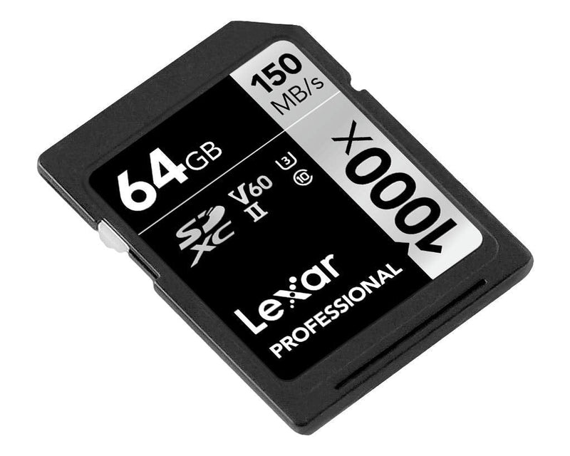 [Australia - AusPower] - Lexar Professional 1000x 64GB SDXC UHS-II Card 64 GB Single 