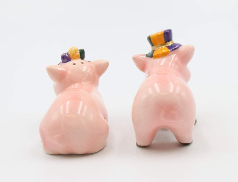 [Australia - AusPower] - Cosmos Gifts Mardi Gras Pigs Salt and Pepper, Multicolored 