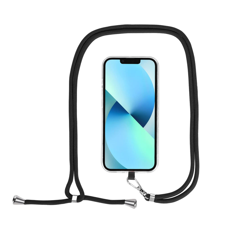 [Australia - AusPower] - Phone Lanyard, Universal Cell Phone Lanyard with Adjustable Nylon Neck Strap Black&white&blue&red 