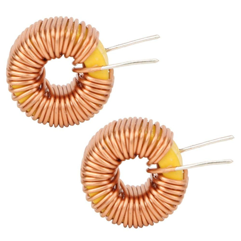 [Australia - AusPower] - Fafeicy 20Pcs Toroid Inductor Wire, Toroid Core Inductors Wire Copper Coil for PCB Circuit Board 100UH 0.6mm 