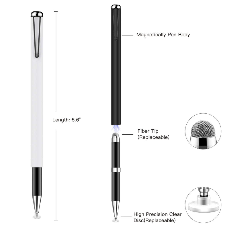 [Australia - AusPower] - StylusHome High Precision Replacement Disc Tips 8 Pack for StylusHome Magnetic Disc Universal Stylus Pens Only 