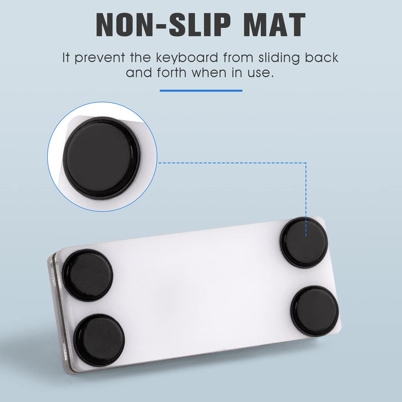 [Australia - AusPower] - Ecarke USB Mini 3-Key Keypad Mechanical Gaming Keyboard Programming Macro with Software OSU HID Standard Keyboard（Upgrade Cherry Shaft & RGB LED） White 