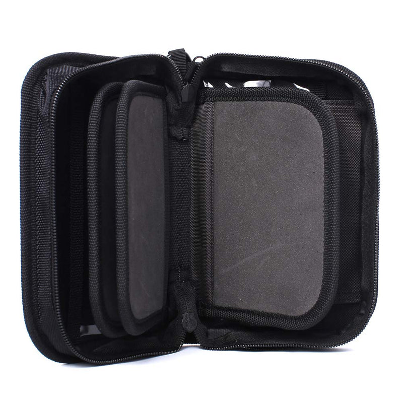 [Australia - AusPower] - Kylebooker Fishing Lure Storage Bag Spinner Baits Wallet Case Black 