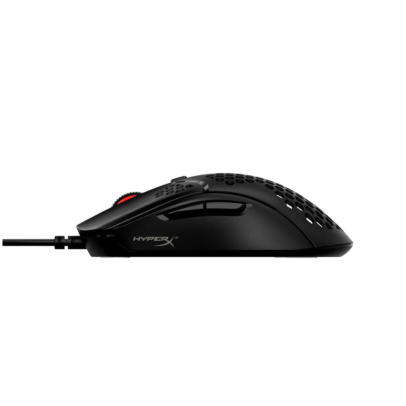 [Australia - AusPower] - HyperX Pulsefire Haste – Gaming Mouse, Ultra-Lightweight, 59g, Honeycomb Shell, Hex Design, RGB, HyperFlex USB Cable, Up to 16000 DPI, 6 Programmable Buttons Black Wired 