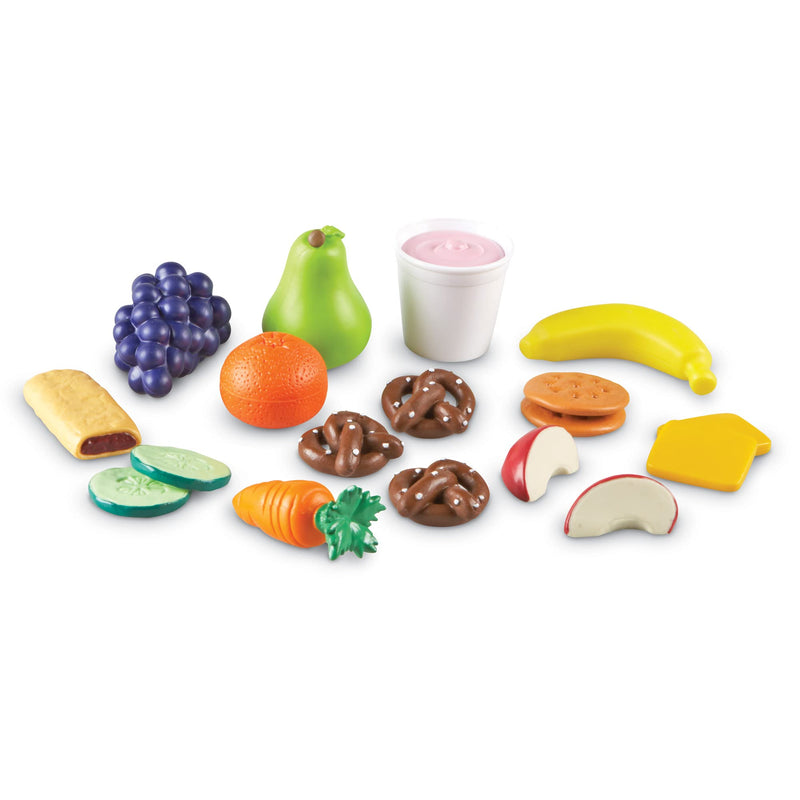 [Australia - AusPower] - Learning Resources New Sprouts Healthy Snack Set - 18 Pieces, Ages 2+ Pretend Play Food for Toddlers, Preschool Learning Toys, Kitchen Play Toys for Kids 