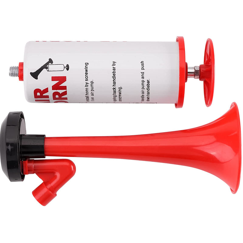 [Australia - AusPower] - AOLIHAN Handheld Air Horn, Aluminum+ABS Portable Handheld Air Pump Horn, Loud Noise Maker Safety Horn for Boats Cars Sporting Events Camping Universal Reusable Eco-Friendly 