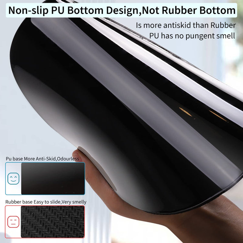 [Australia - AusPower] - HODYXIN Ergonomic Mouse Pad with Wrist Support,Cute Mouse Pad with Wrist Rest,Comfortable Mouse Pad for Home Office Gaming Working Computers Laptop,Pain Relief with Non-Slip PU Base (Creamy White) Creamy White 