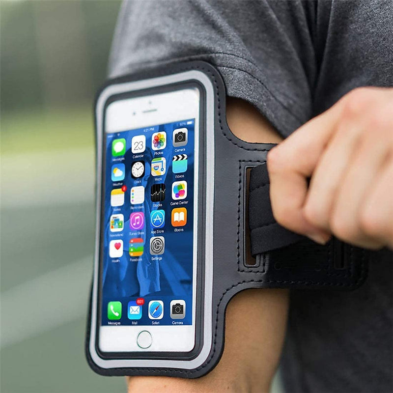 [Australia - AusPower] - Cell Phone Water Resistant Armband Case for Phone's Upto 6.2 inch, Adjustable Band, w/Key Holder and Card Slot, for Running, Walking, Hiking, For for iPhone 12 11 Pro XR XS X 8 7 6 6s etc 